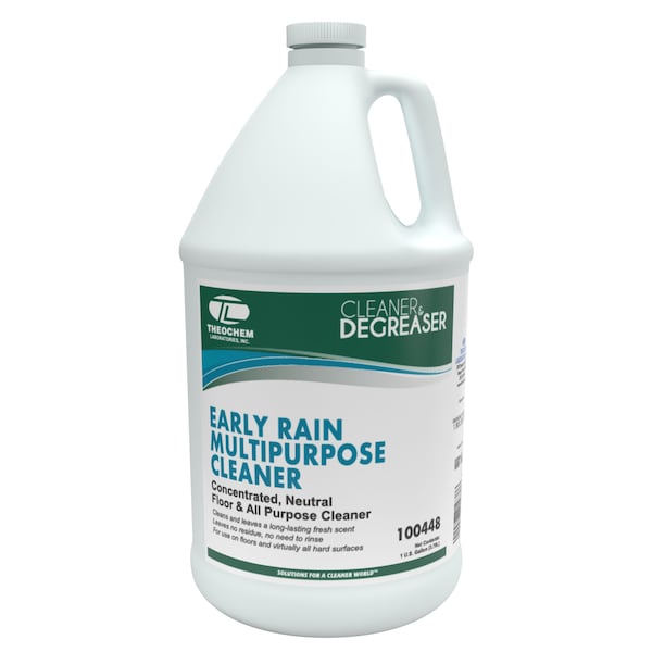Theochem EARLY RAIN MULTIPUROPSE CLEANER - 4/1 GL CASE, Floor Cleaner, 4PK 100448-99990-7G - main